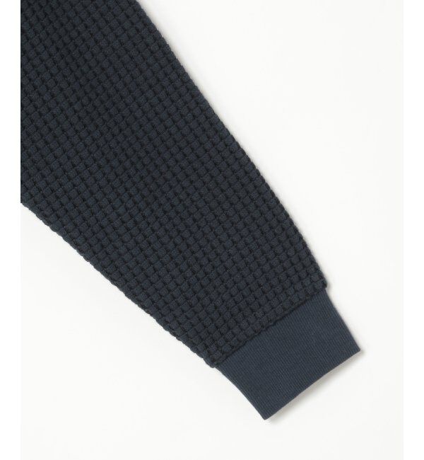 ikka「ビッグワッフルクルーネックプルオーバー」|パーカー|