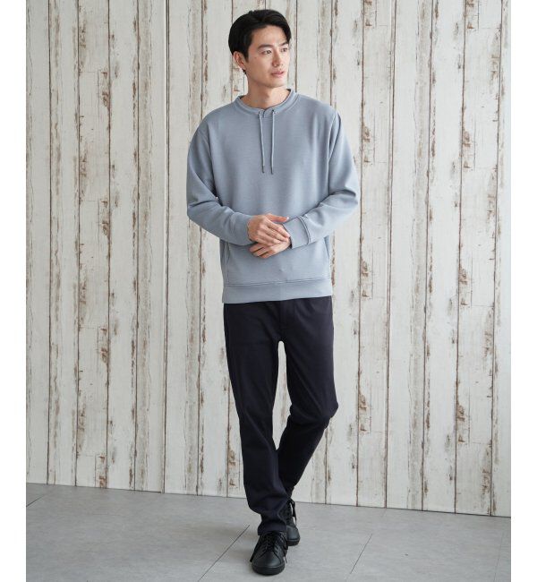 ikka「GOKU楽リップルダンボールルーイカラー」|パーカー|