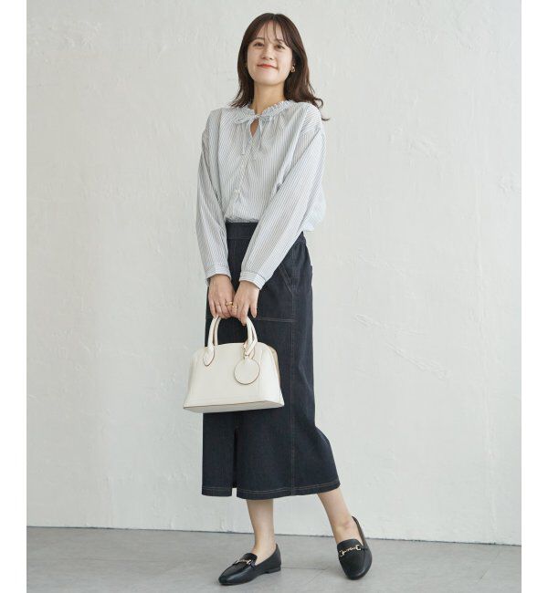 ikka「襟フリルリボン2WAYブラウス」|シャツ・ブラウス|