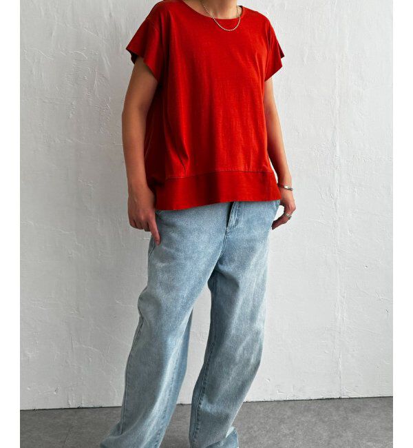 Lbc with Life「Aライン裾切り替えカットソー」|その他|