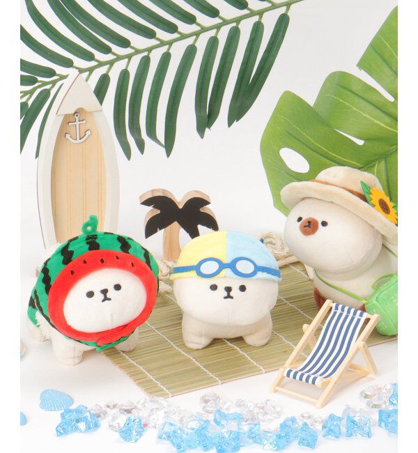 Lbc with Life「PLUFFY かぶりもの スイカパンツセット」|クッション・クッションカバー|