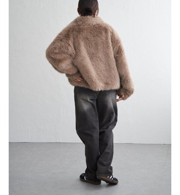 VENCE share style「シャギーファーショートコート」|ブルゾン・スタジャン|