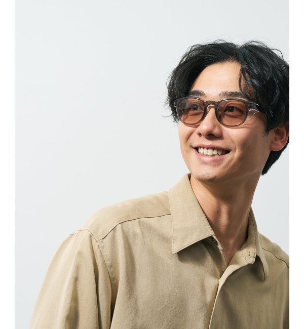  「ウェリントン型 花粉/飛沫対策 サングラス  (Zoff PROTECT 2WAY)  花粉メガネ メガネ 紫外線防止 UVカット」|サングラス|