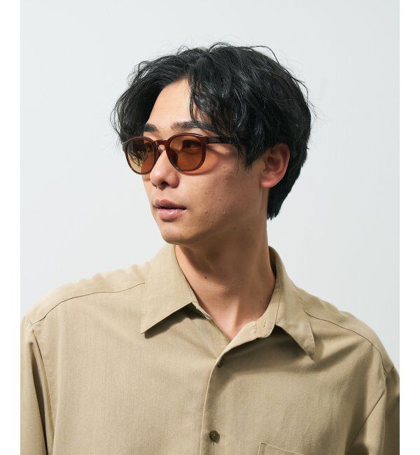  「ウェリントン型 花粉/飛沫対策 サングラス  (Zoff PROTECT 2WAY)  花粉メガネ メガネ 紫外線防止 UVカット」|サングラス|