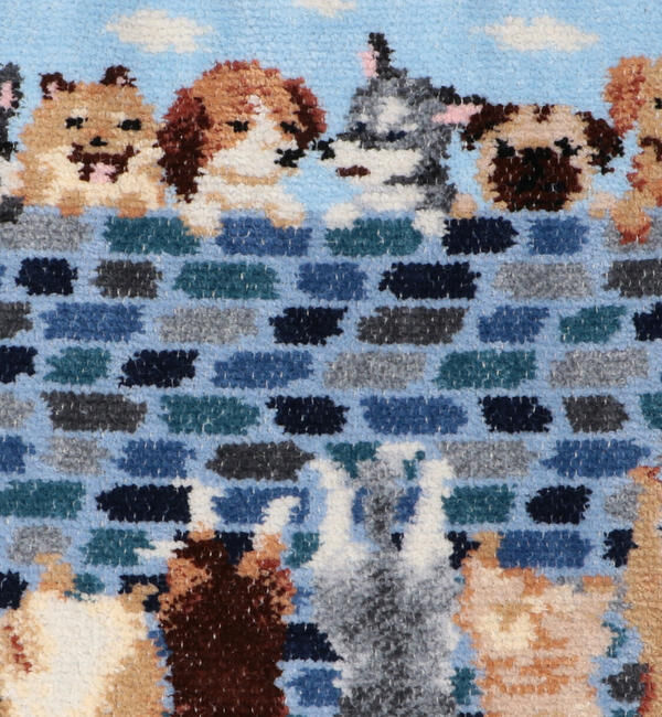 FEILER「ピーピングパピー　ハンカチ」|ハンカチ|