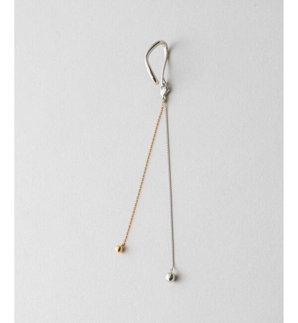 Jouete「[メッシュカフス] ボール コンビカラー」|イヤーカフ|シルバー系その他