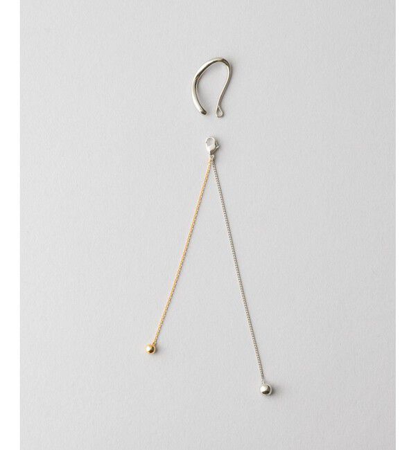 Jouete「[メッシュカフス] ボール コンビカラー」|イヤーカフ|