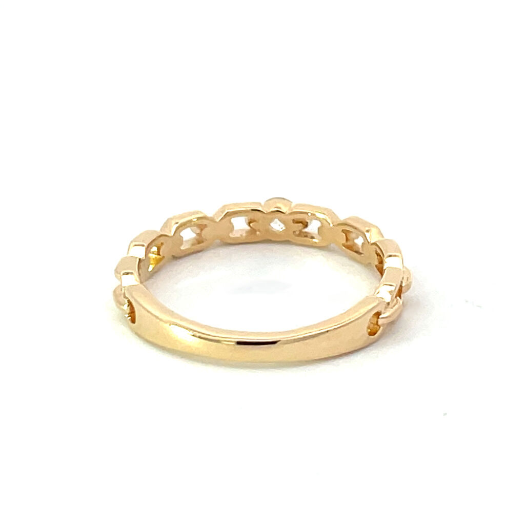 STAR JEWELRY「WHITE SAPPHIRE CHAIN PINKIE RING」|リング|