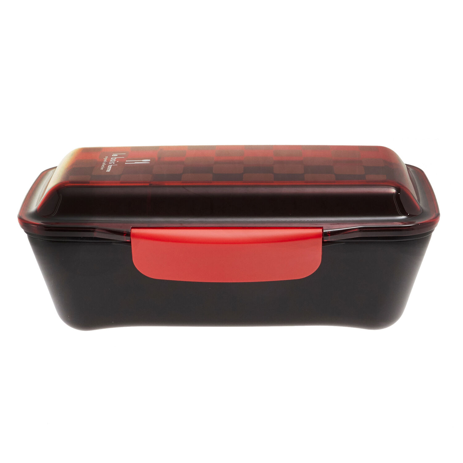 BACKYARD FAMILY「ランチボックス 1段 1000ml le bois homme ルボアオム 通販 弁当箱 大容量」|食器・キッチングッズ|レッド1