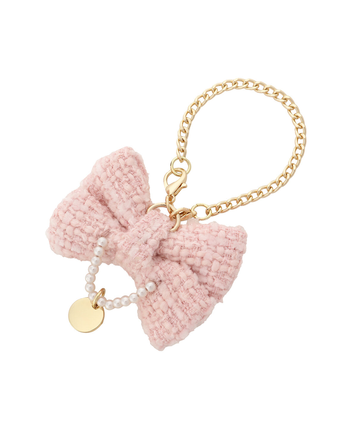 Samantha Vega「パールラメツイード2WAYチャーム」|チャーム・キーホルダー|