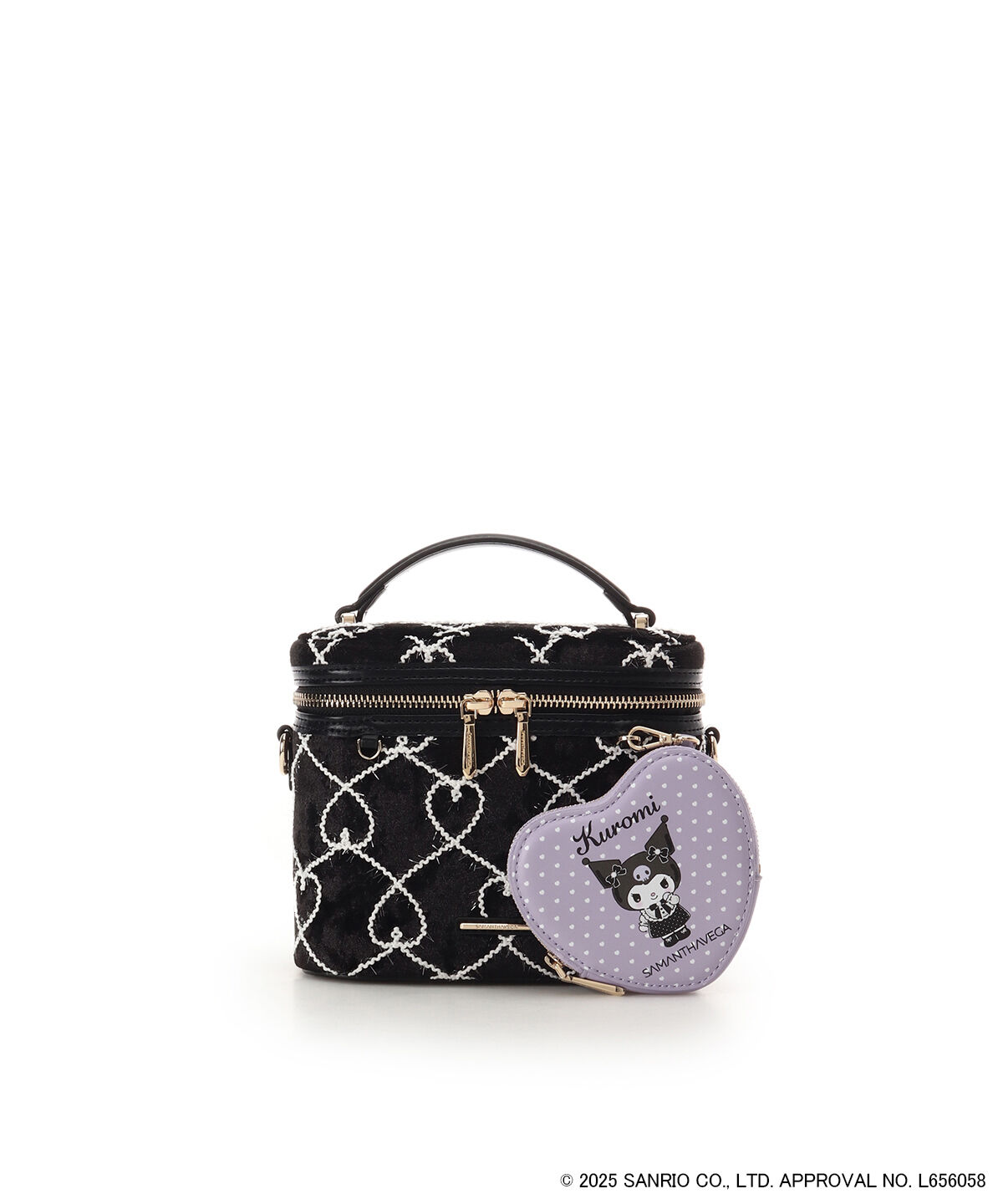 Samantha Vega「「クロミコレクション」バニティバッグ」|ショルダー・メッセンジャー|ブラック