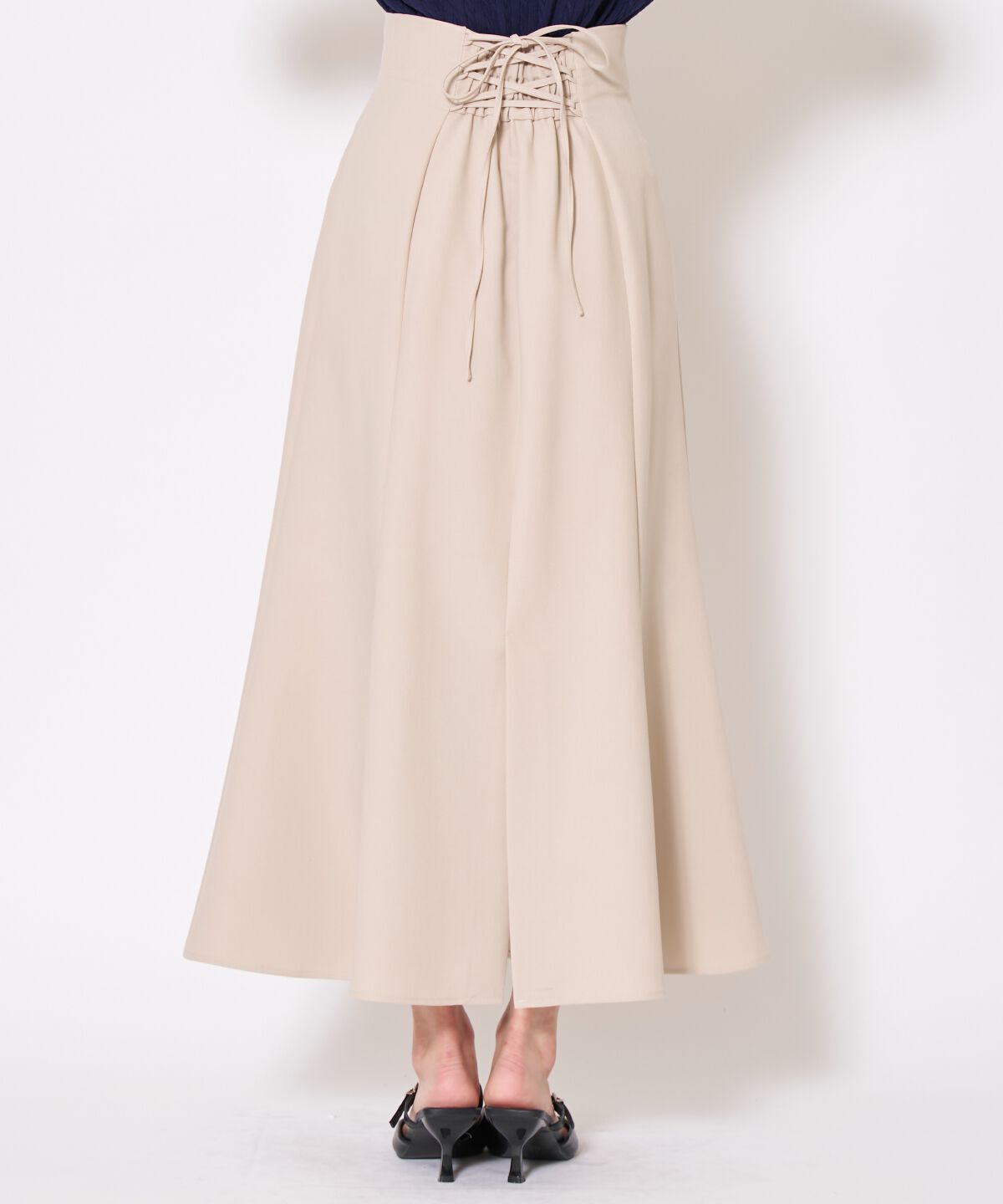 アンドクチュール「フロントZIPマーメイドスカート」|フレア|