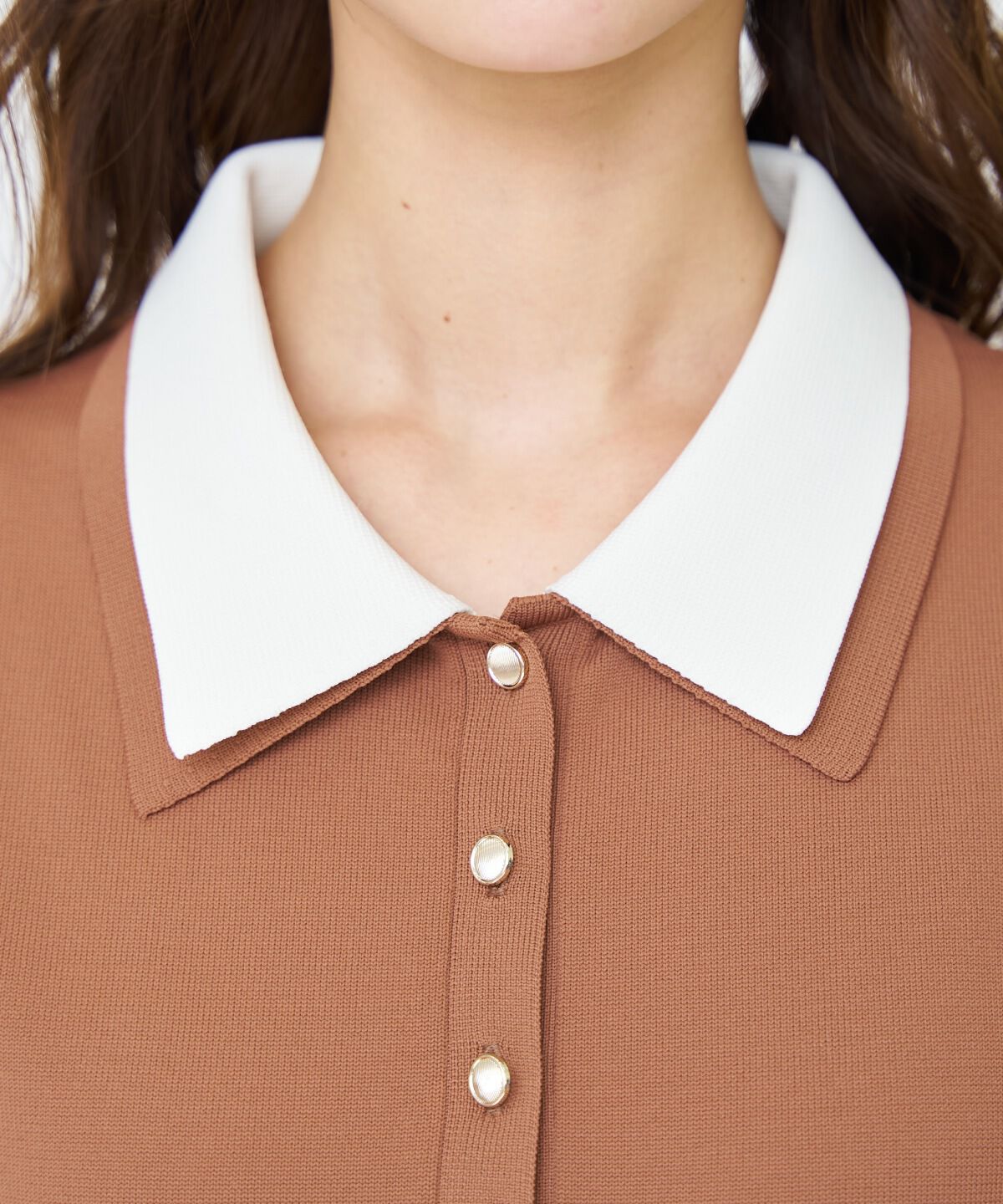 アンドクチュール「ポロニットワンピース」|ワンピース|