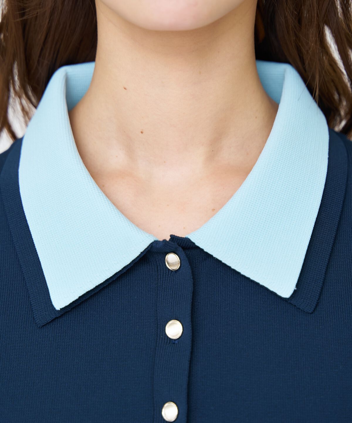 アンドクチュール「ポロニットワンピース」|ワンピース|