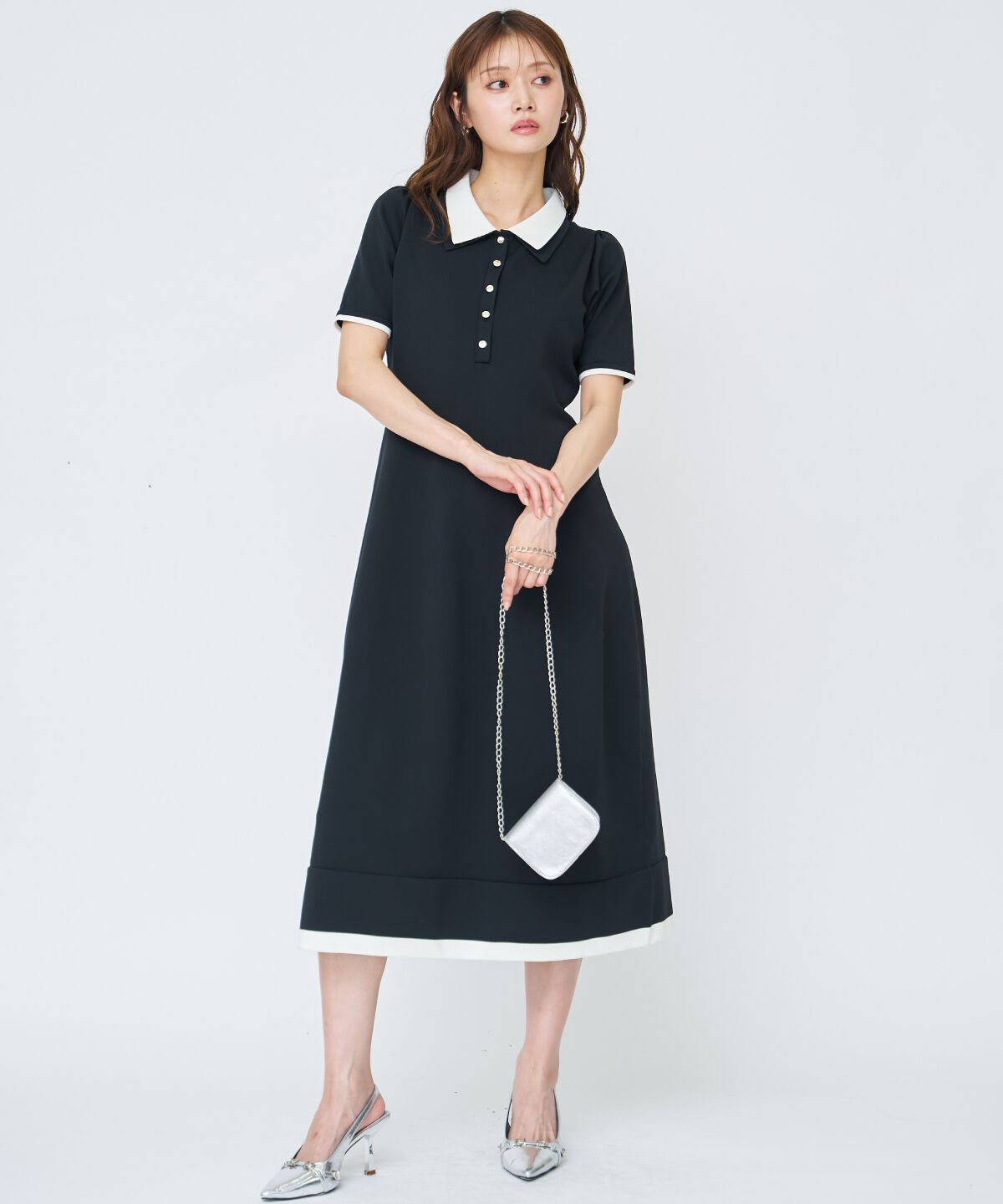 アンドクチュール「ポロニットワンピース」|ワンピース|