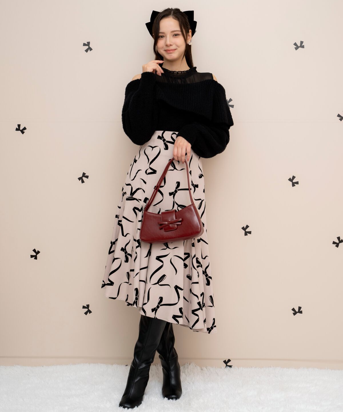 WILLSELECTION「プチテディヤーンプルオーバー」|ニット・セーター|