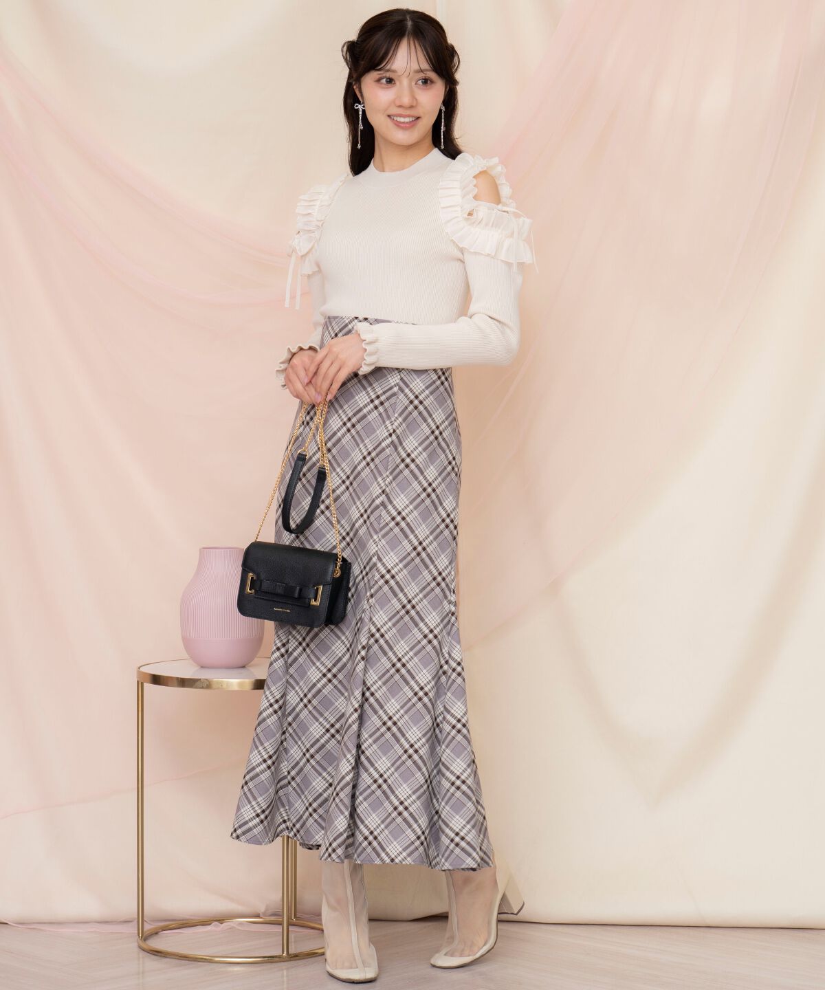 WILLSELECTION「ハイウエストマーメイドスカート」|フレア|