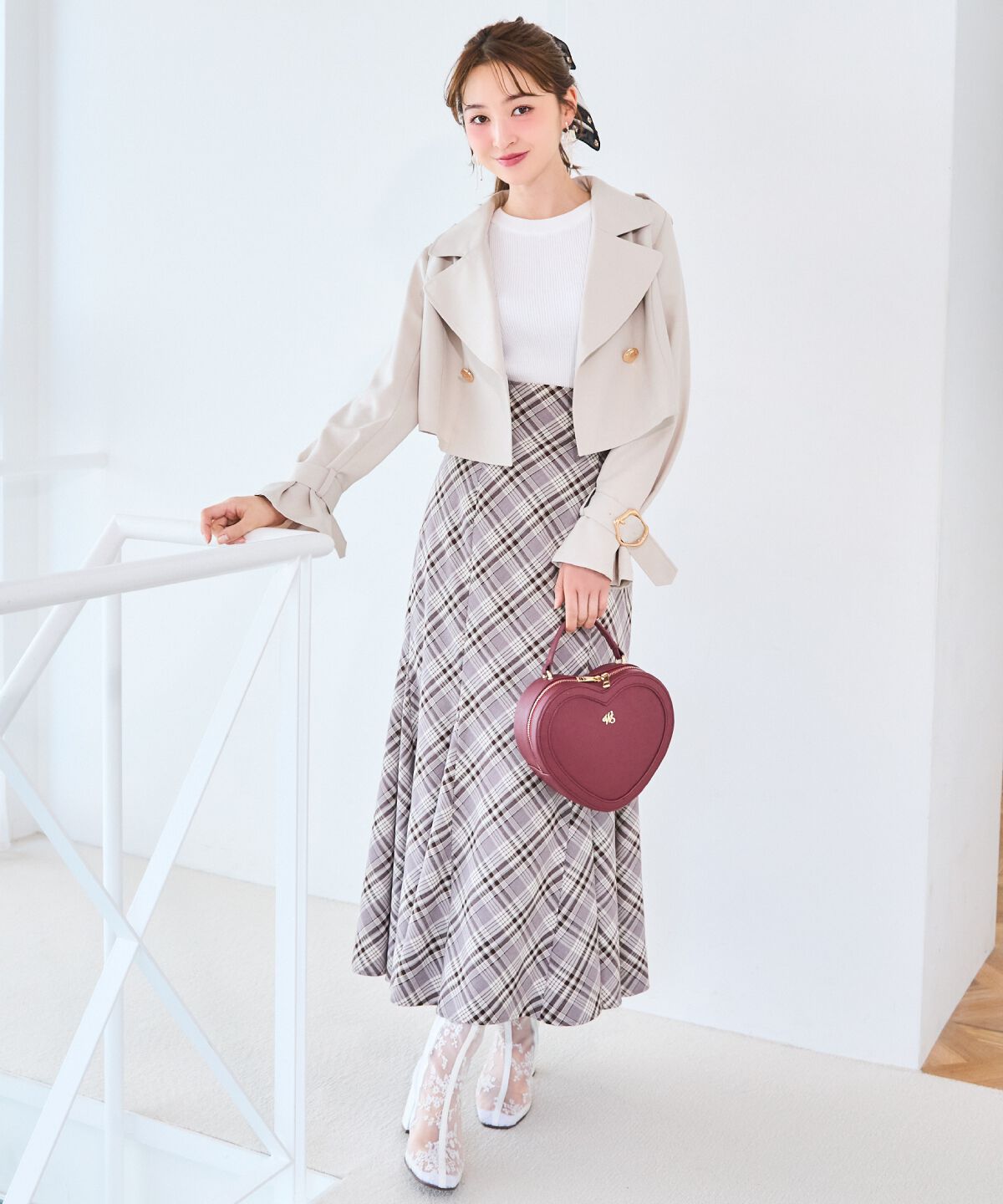 WILLSELECTION「ハイウエストマーメイドスカート」|フレア|