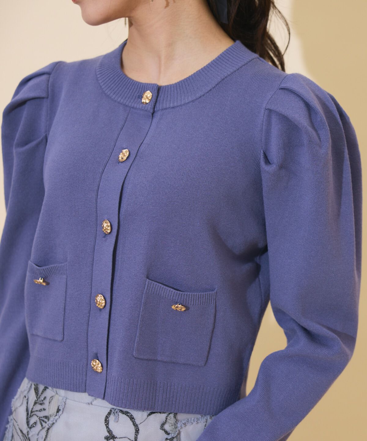 WILLSELECTION「タックスリーブニットカーディガン」|カーディガン|