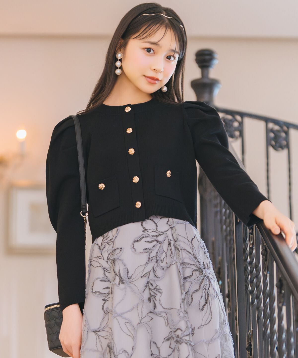 WILLSELECTION「タックスリーブニットカーディガン」|カーディガン|