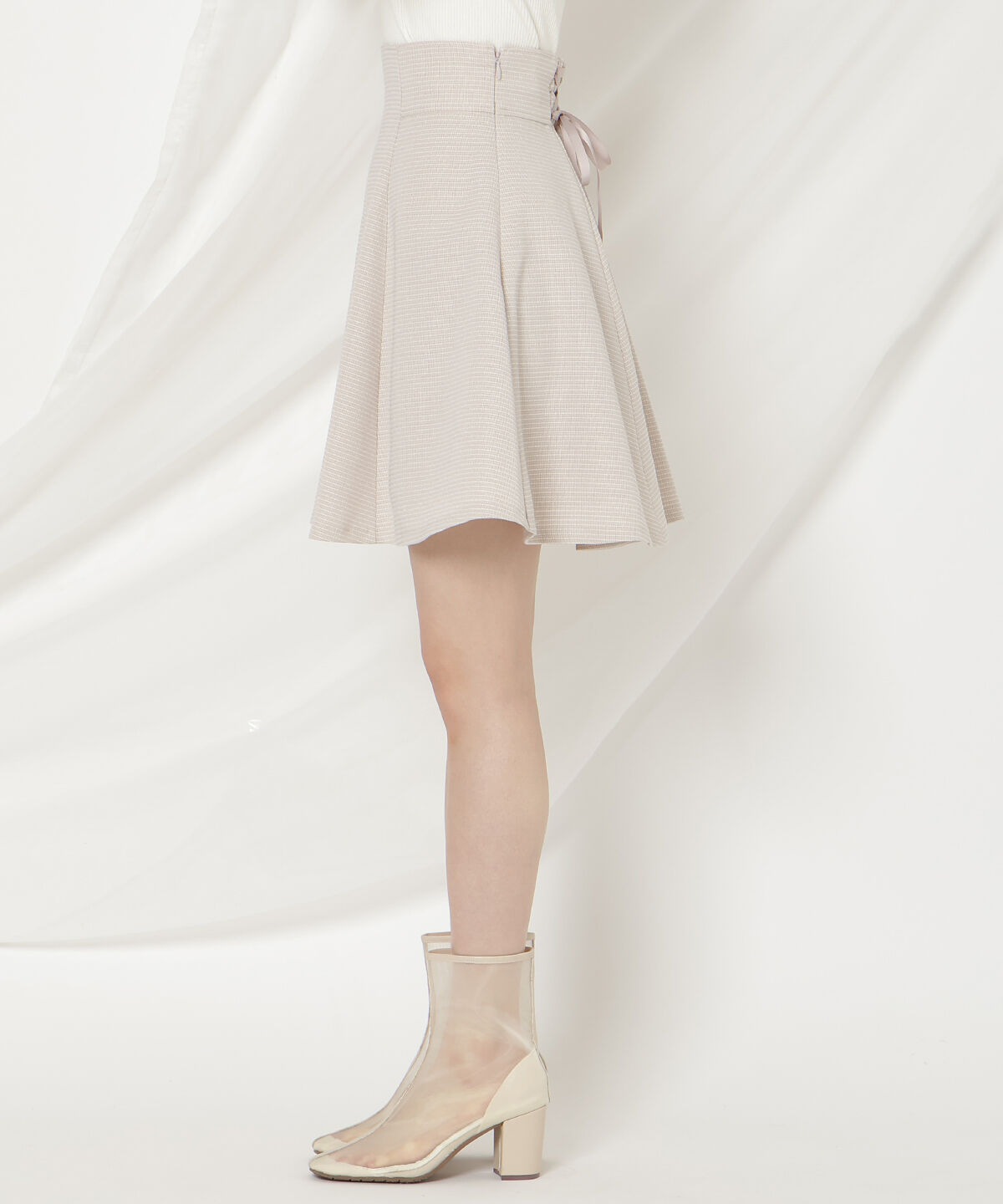 WILLSELECTION「ハイウエストフレアミニスカート」|フレア|