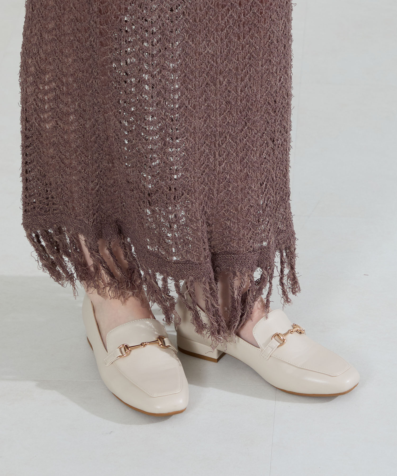 ORiental TRaffic「【跳べるパンプス/シリーズ累計１５０万足突破】スクエアトゥ ビット モチーフ  ローファー /R-3210」|パンプス|