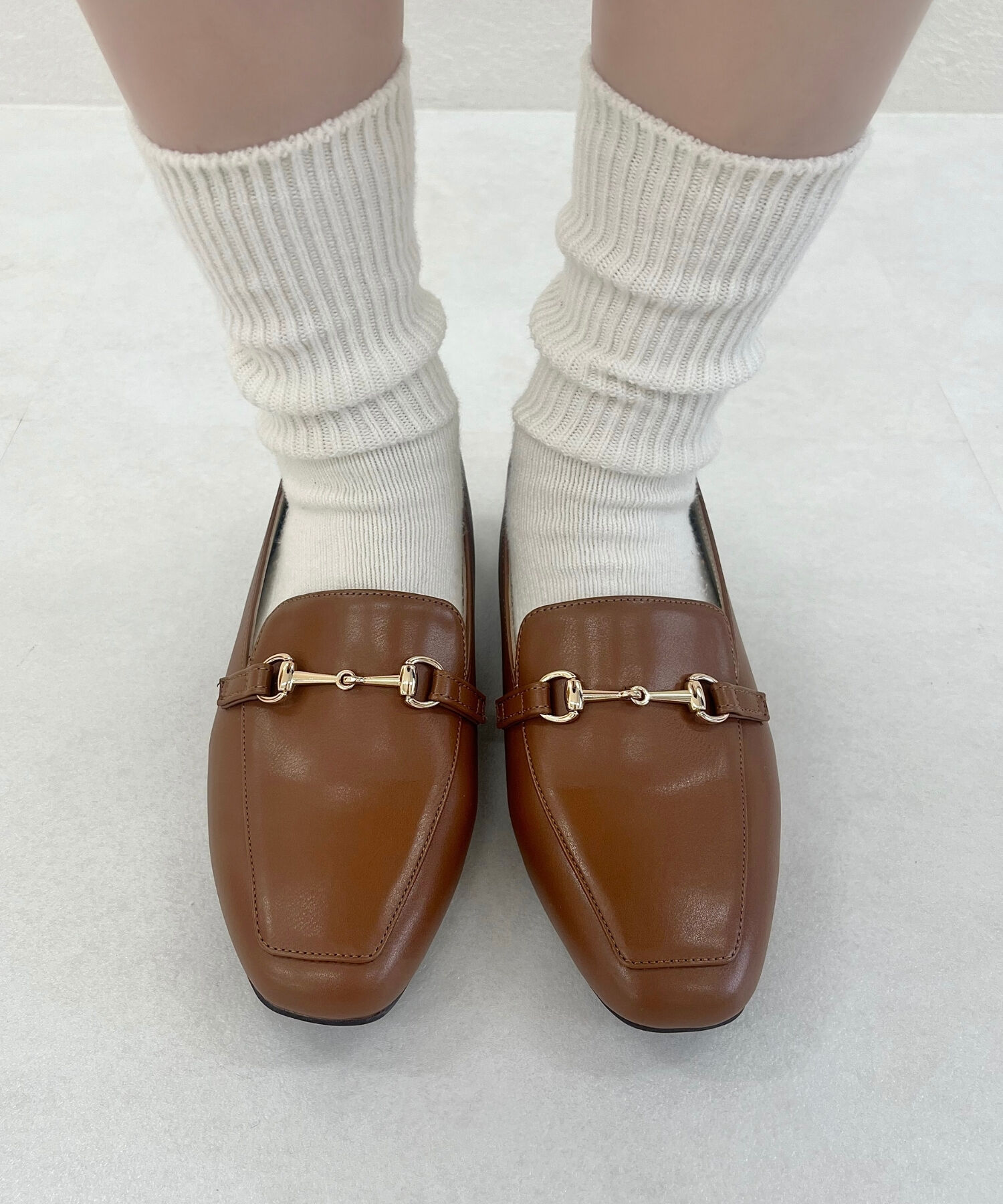 ORiental TRaffic「【跳べるパンプス/シリーズ累計１５０万足突破】スクエアトゥ ビット モチーフ  ローファー /R-3210」|パンプス|