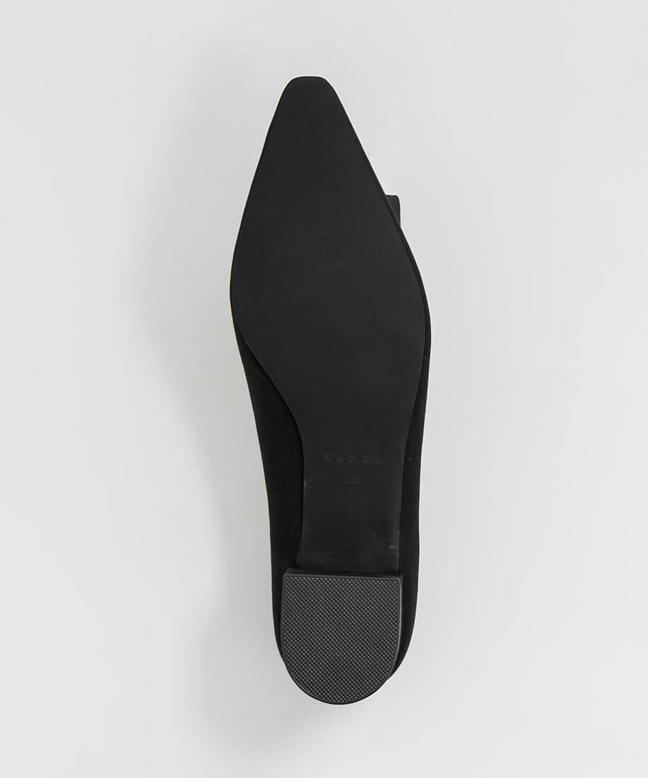  「2WAY ローズモチーフフラットパンプス」|パンプス|