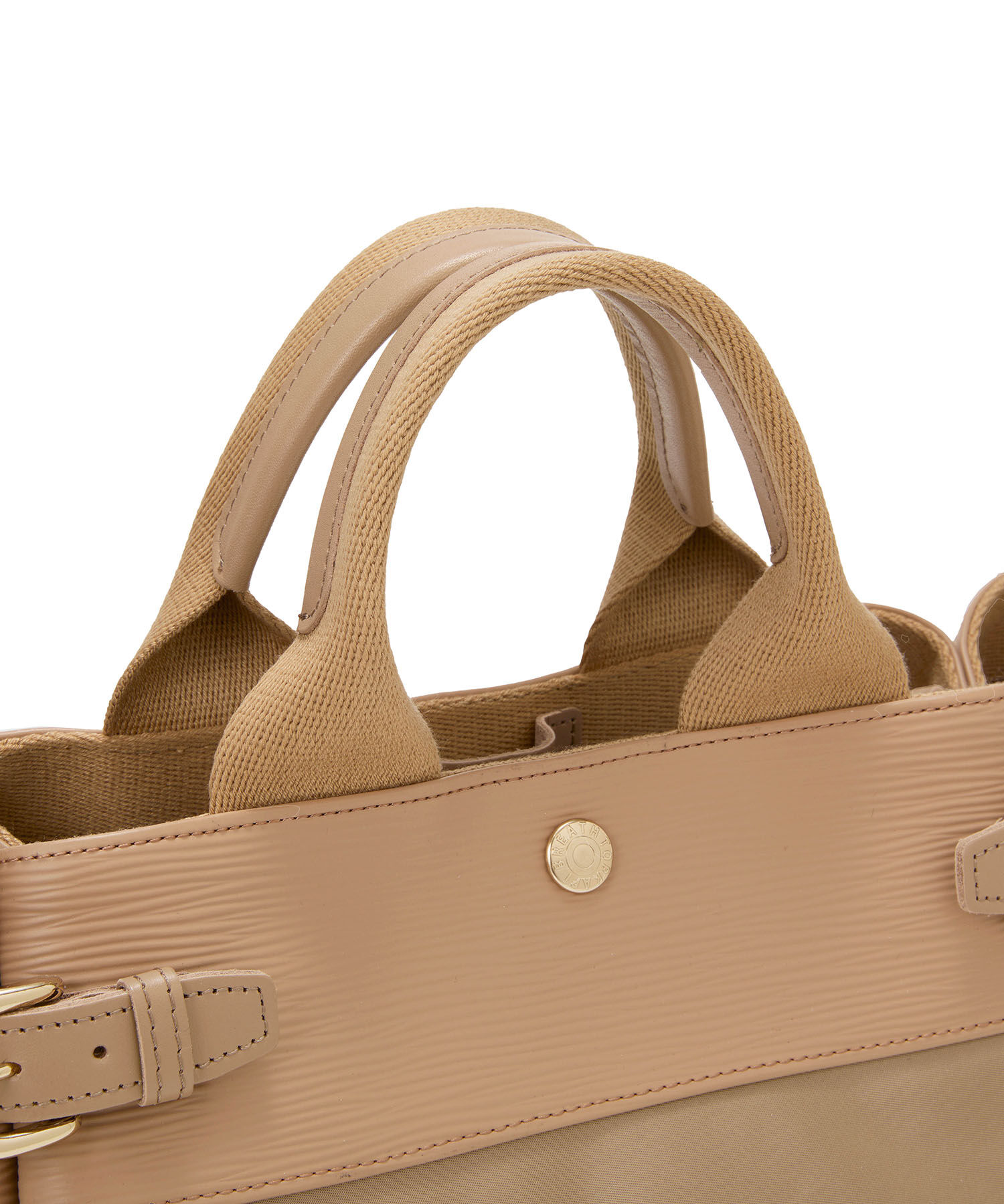 TOPKAPI BREATH「【Breath TOPKAPI】RIPPLE リプル ナイロン コンビ ベルト デザイン ミニ トートバッグ」|トートバッグ|