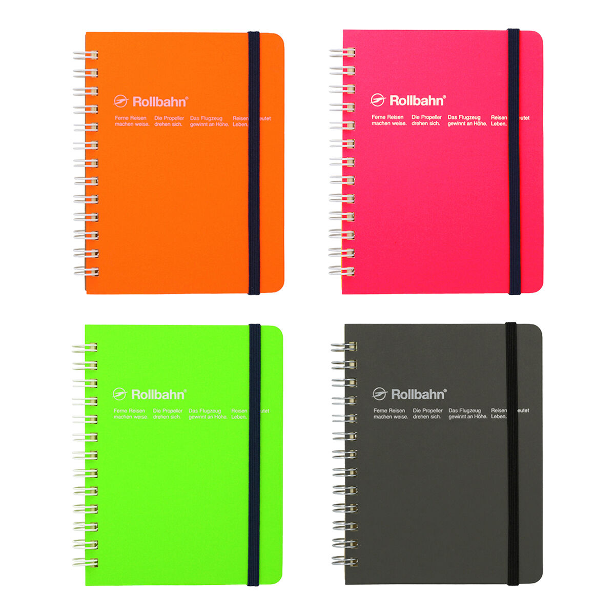 Rollbahn「【直営店限定】ロルバーン ポケット付きメモ ネオン M」|ステーショナリー|
