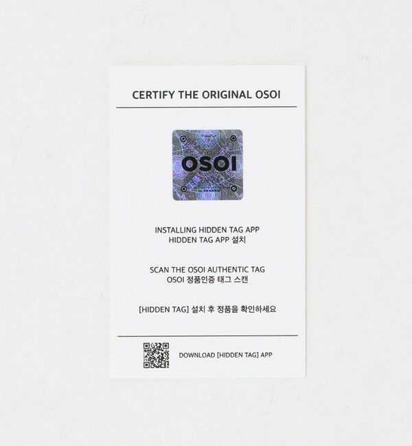 OSOI「＜OSOI＞EGG HOBO バッグ」|ショルダー・メッセンジャー|