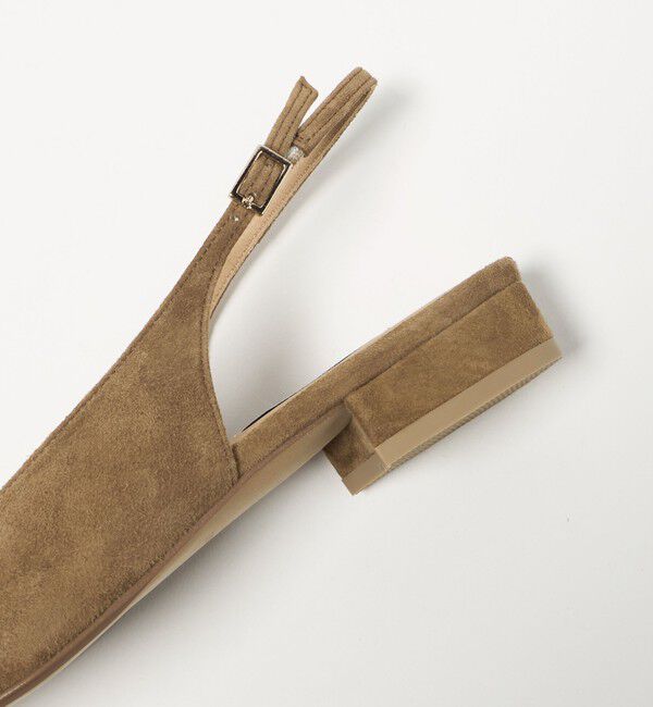 UNITED ARROWS「スエード スリングバック サンダル」|サンダル|