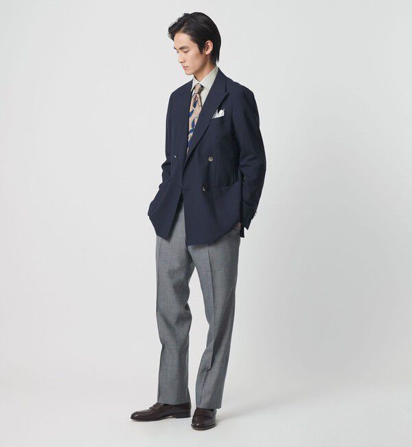 UNITED ARROWS「イージーケア AG キャンディーストライプ セミワイドカラーシャツ ー抗菌防臭ー」|シャツ・ブラウス|