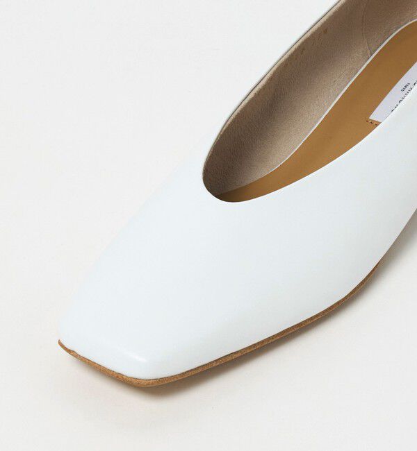 UNITED ARROWS「スクエア フラット パンプス」|パンプス|