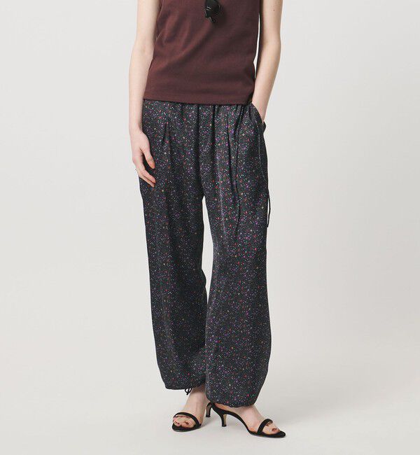 UNITED ARROWS「＜TICCA＞プリント イージーパンツ」|その他|NAVY