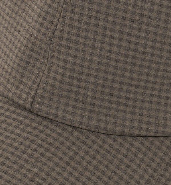 UNITED ARROWS「ギンガムチェック キャップ UV」|キャップ・キャスケット|