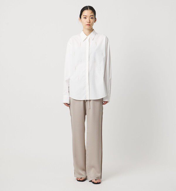 AEWEN MATOPH「＜AEWEN MATOPH＞サテンメローイージーパンツ ‐ ウォッシャブル ‐」|チノ|