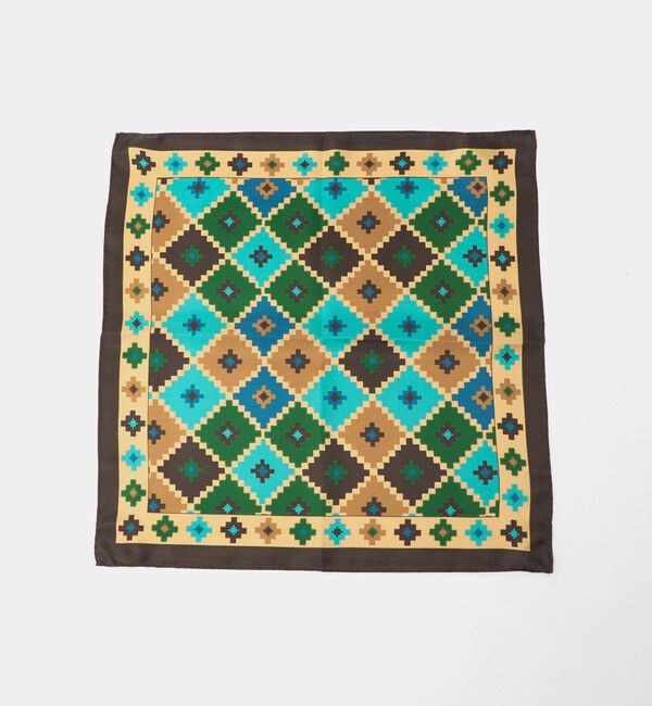 UNITED ARROWS「プリント ポケットチーフ」|ハンカチ|