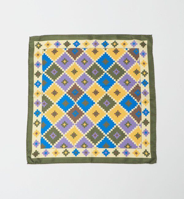 UNITED ARROWS「プリント ポケットチーフ」|ハンカチ|