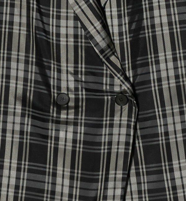 UNITED ARROWS「シアー テーラード チェック ジャケット ‐ウォッシャブル‐」|テーラードジャケット|