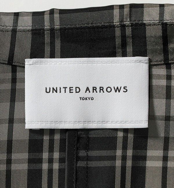 UNITED ARROWS「シアー テーラード チェック ジャケット ‐ウォッシャブル‐」|テーラードジャケット|