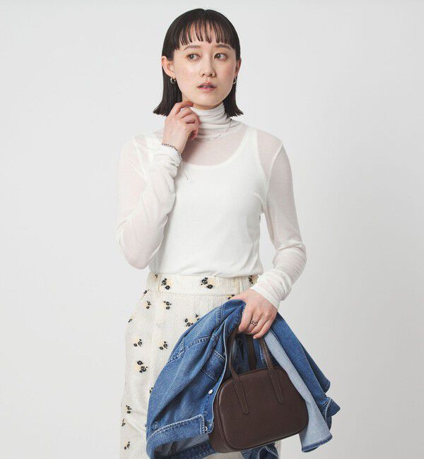 UNITED ARROWS green label relaxing「レディ シアー タートルネック カットソー」|Tシャツ・カットソー|