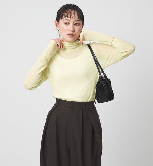 UNITED ARROWS green label relaxing「レディ シアー タートルネック カットソー」|Tシャツ・カットソー|