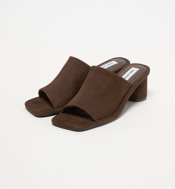 EMMEL REFINES「＜EMMEL REFINES＞EM スクエアトゥ フィット ミュール」|サンダル|