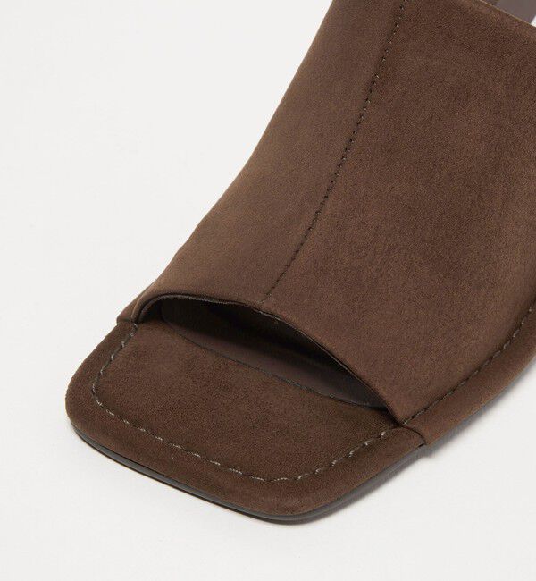 EMMEL REFINES「＜EMMEL REFINES＞EM スクエアトゥ フィット ミュール」|サンダル|