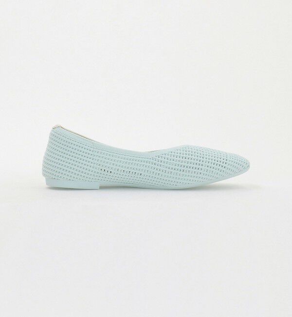 UNITED ARROWS green label relaxing「ウェルネスシアー スクエア V フラットシューズ / ニットシューズ」|ローファー|