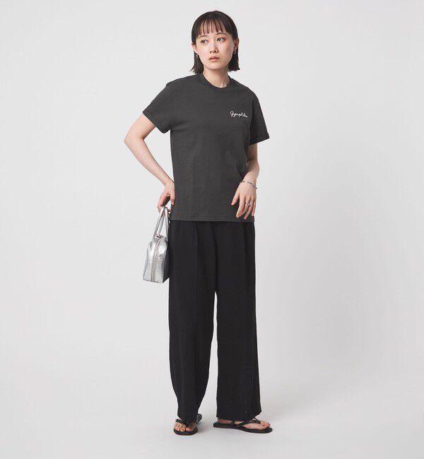 UNITED ARROWS green label relaxing「＜Gymphlex＞ショートスリーブ エンブロイダリー Tシャツ」|Tシャツ・カットソー|