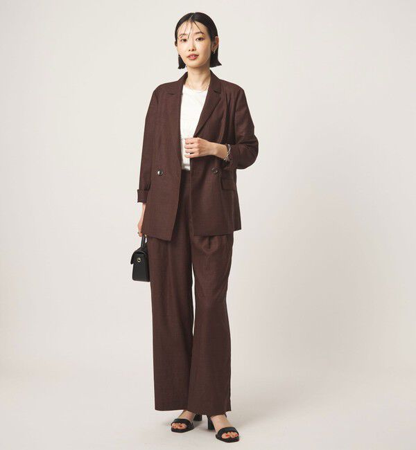 UNITED ARROWS green label relaxing「［size SHORTあり］ライト リネンライク ジャケット UVカット 通気性」|テーラードジャケット|