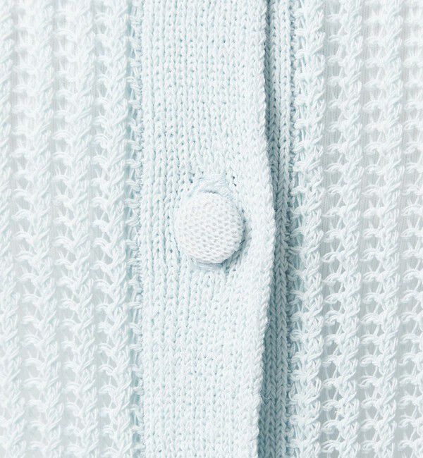 UNITED ARROWS green label relaxing「メッシュ ポロカーディガン ニット ウォッシャブル」|カーディガン|