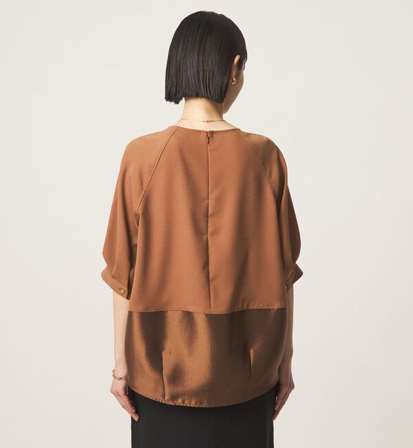 UNITED ARROWS green label relaxing「［size SHORTあり］fleurie(フルリー) フォルム ショートスリーブ ブラウス」|シャツ・ブラウス|